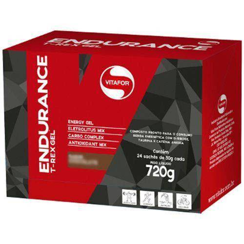 Endurance T-Rex Gel Energético - Chocolate 24 Unidades 30g - Vitafor