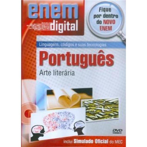 Enem Digital Portugues - Arte Literaria - Dvd