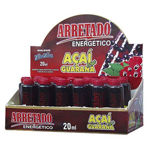Energético Arretado Açaí C/ Guaraná 24 Flaconetes 20ml