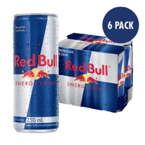 Energetico Red Bull 250ml Pack 6