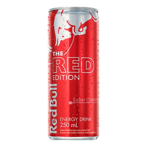 Energético Red Bull Red Edition com 250ml