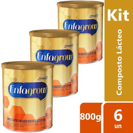 Enfagrow Kit com 6 Latas de 800g Cada