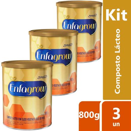 Enfagrow Kit com 3 Latas de 800g Cada