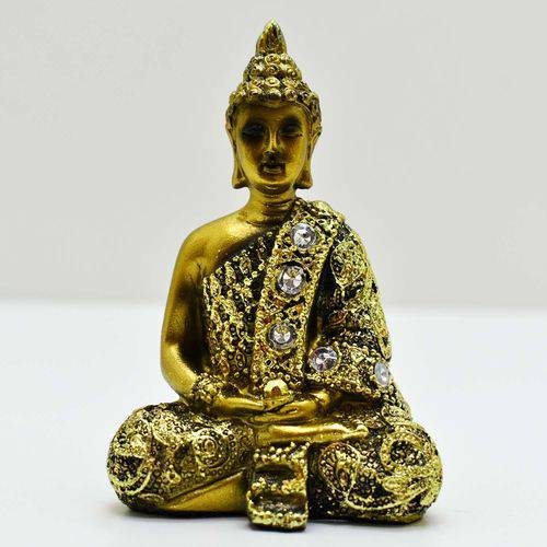 Enfeite Buddha em Resina de Plástico - 57469