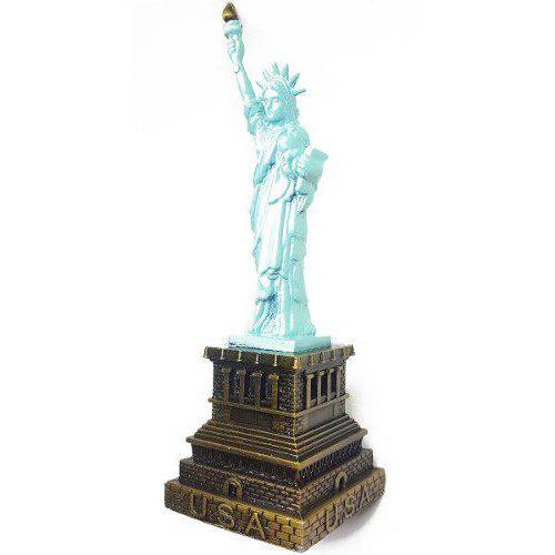 Enfeite Estatua da Liberdade Metal Replica Estados Unidos Ny