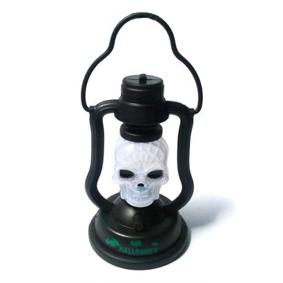 Enfeite Halloween Lampião Caveira com Luz BPG