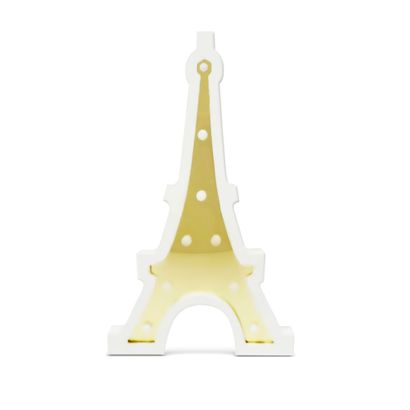 Enfeite Luminoso em Led “Torre Eiffel” em Madeira Espelhado 29cm Art Lille