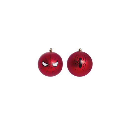 Enfeites de Natal Bola Spider Man - Pack com 4 Bolas 10cm