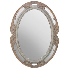 Entaillé Espelho 43 Cm X 60 Cm Cinza Provence