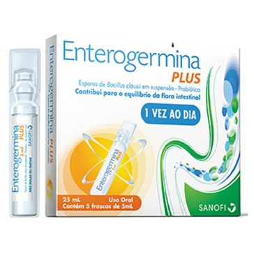 Enterogermina Plus Sanofi Aventis 5 Flaconetes