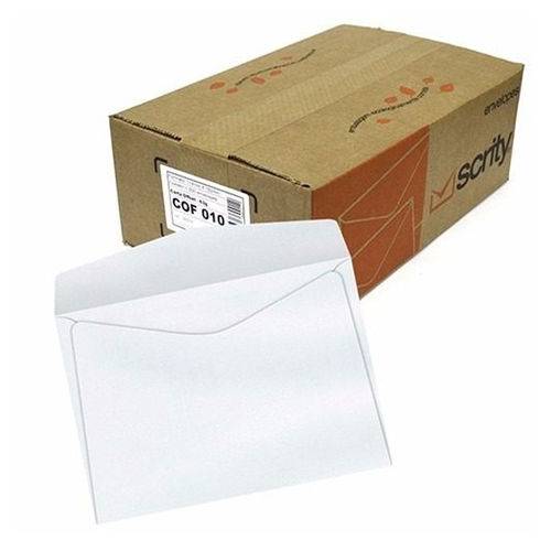 Envelope Carta Branco Caixa 1000 Und 11 X 16 Cm