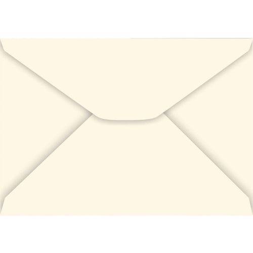 Envelope Carta Colorido 114x162mm Creme 85g Foroni Cx.c/100