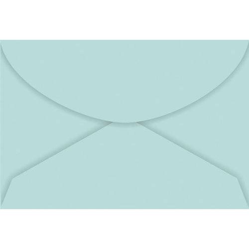 Envelope Visita Colorido Azul Turqueza Color Plus 80G. Cx.C/100 Foroni