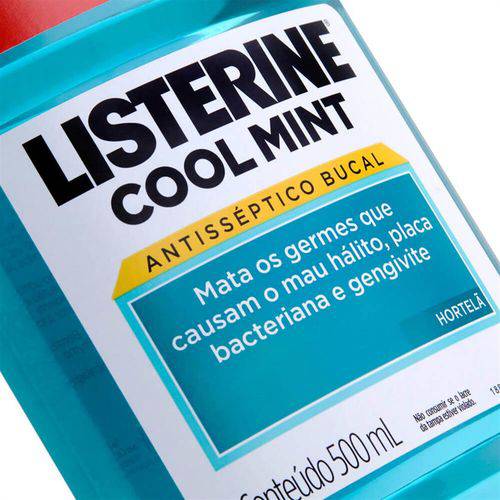 Enxaguatório Antisséptico Listerine 500ml Leve500 Pague350 Cool Mint