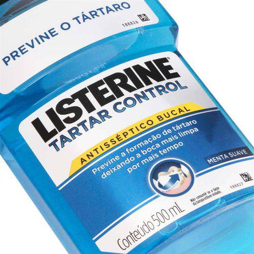 Enxaguatório Antisséptico Listerine 500ml Tartar o Control