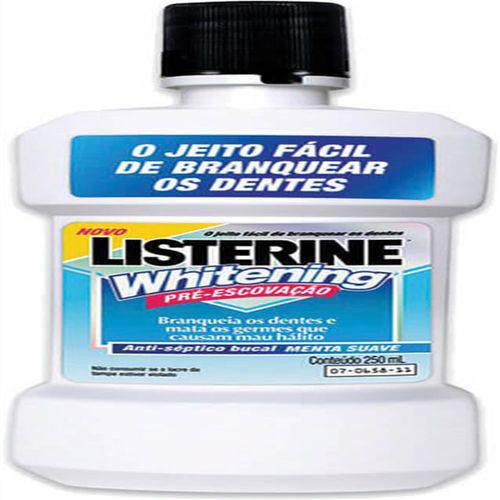 Enxaguatório Antisséptico Listerine 236ml Whitening