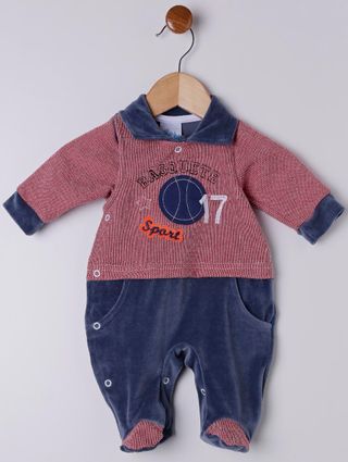 Enxoval Infantil para Bebê Menino - Azul/vermelho