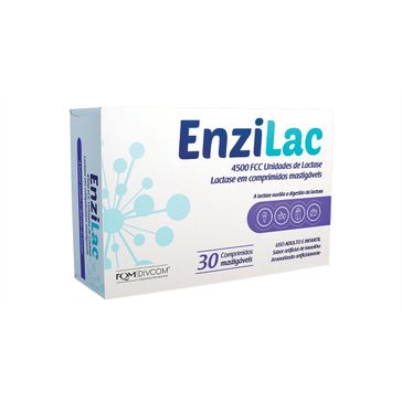 Enzilac 4.500 Fcc 30 Comprimidos Mastigáveis