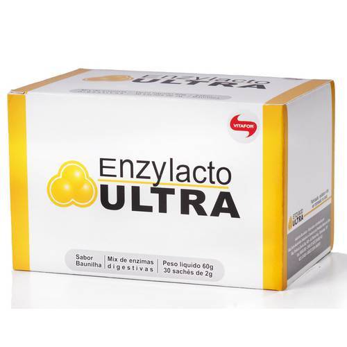 Enzylacto Ultra (Enzimas Digestivas) (30 Sachês) - Vitafor