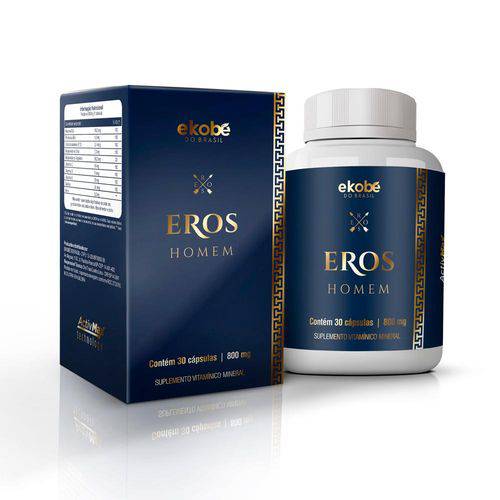 Eros Homem Ekobé Suplemento Estimulante 30 Cápsulas