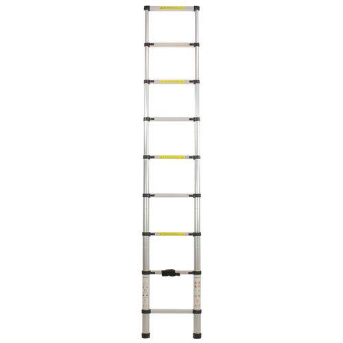 Escada Alumínio Telescópica 2.6m 8 Degraus