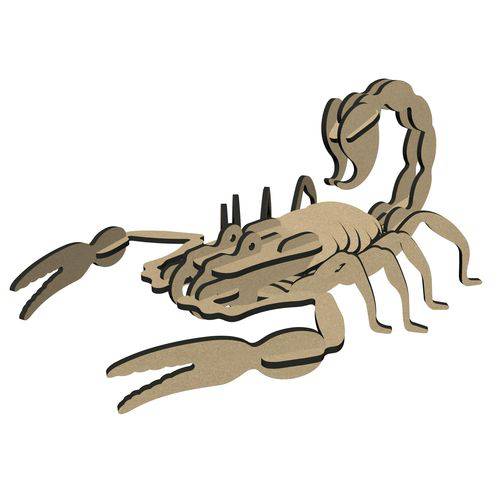 Escorpião - Puzzle Quebra Cabeça - 33 Peças