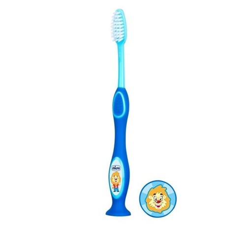 Escova de Dente 3 a 6 Anos Azul Chicco