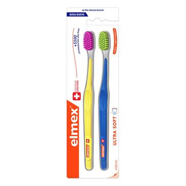 Escova Dental Elmex Ultra Soft 2 Unidades