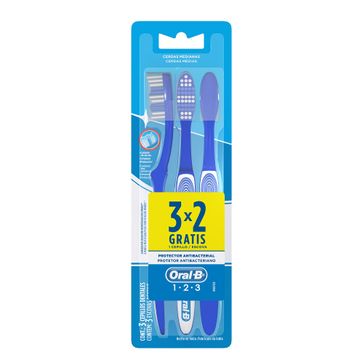Escova de Dente Oral-B 123 Limpeza Brilhante Leve 3 Pague 2