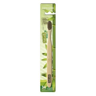 Escova de Dentes de Bamboo Orgânico Natural 1 Un