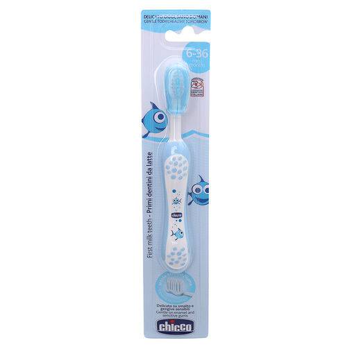 Escova de Dentes para Bebê Chicco 6-36 Meses Azul