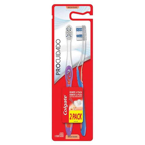 Escova Dental Colgate Slim Soft Compact Suave Macia LV2 PG1
