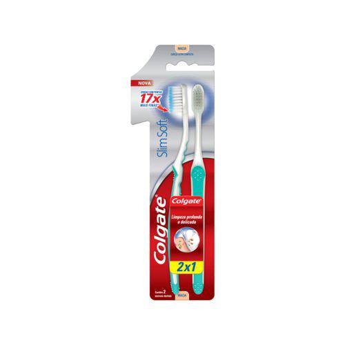 Escova Dental Colgate Slim Soft Ultra Compact Macia - Leve 2 Pague 1