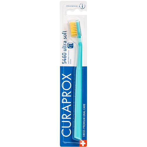 Escova Dental Curaprox Ultra Soft CS 5460 - Turquesa e Amarelo