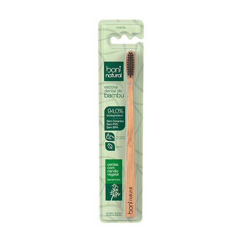 Escova Dental de Bambu Biodegradável - Boni Natural