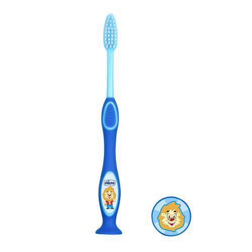 Escova Dental Infantil Chicco 3 a 6 Anos Azul