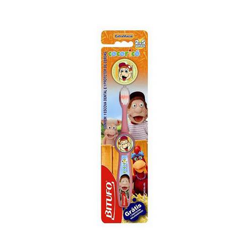 Escova Dental Infantil Cocorico de a 5 Anos