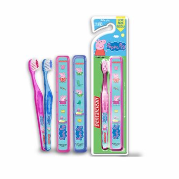 Escova Dental Infantil Dentalclean Pepa Macia 1 Unidade