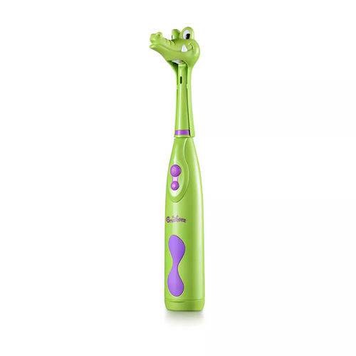 Escova Dental Infantil Elétrica Jacaré Multilaser