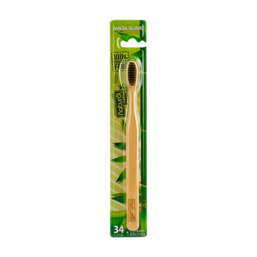 Escova Dental Natural de Bambu 34 Tufos – Orgânico Natural
