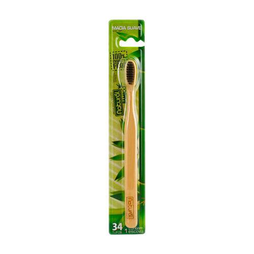 Escova Dental Natural de Bambu 34 Tufos – Orgânico Natural