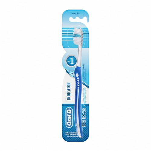Escova Dental Oral B Indicator Macia Cabeça 30 Cores Sortidas com 1 Unidade