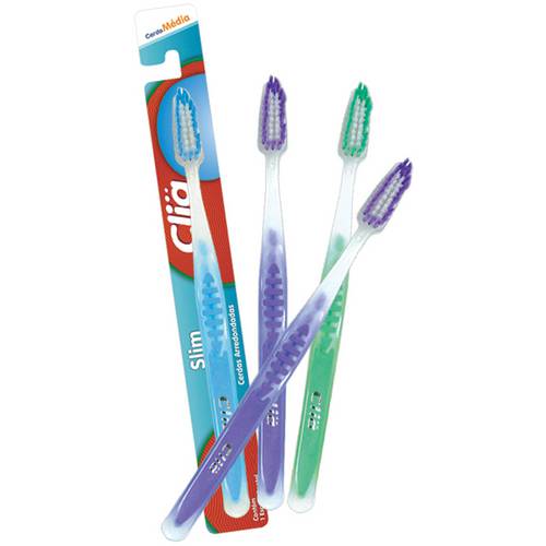 Escova Dental Slim Média - Clia Belliz