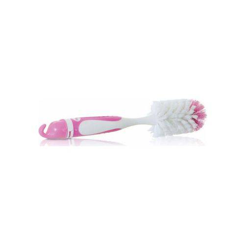 Escova Limpa Mamadeira 2 em 1 Rosa – Nub