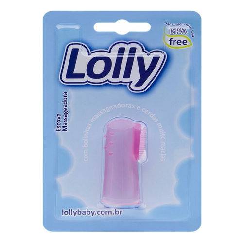 Escova Massageadora Rosa - Lolly