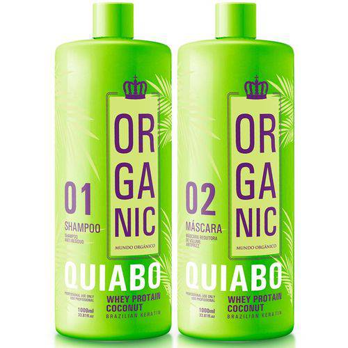 Escova Progressiva de Quiabo Organic Fio Perfeitto