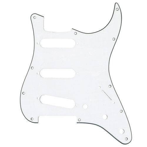 Escudo Fender para Guitarra Stratocaster SSS Branco