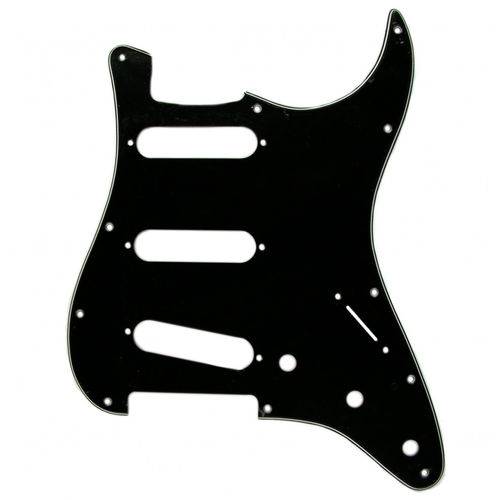 Escudo Fender para Guitarra Stratocaster SSS Preto