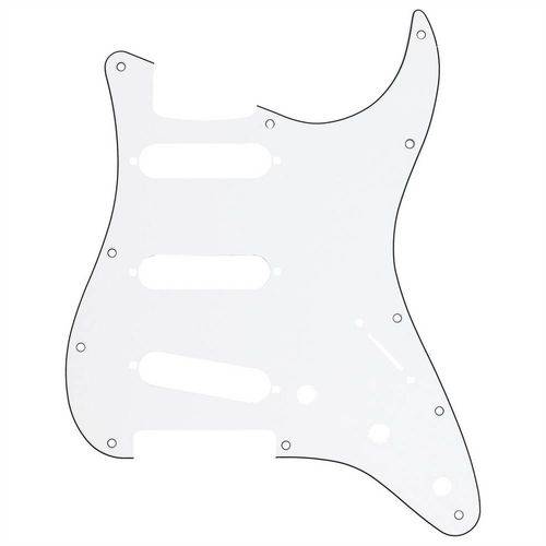 Escudo para Guitarra Stratocaster Sss Branco Fender