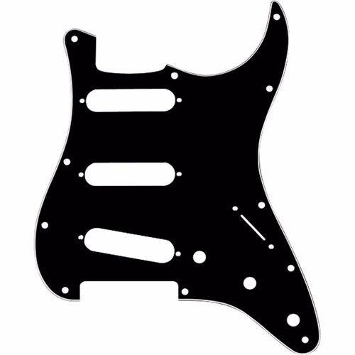 Escudo para Guitarra Stratocaster Sss Preto - Fender